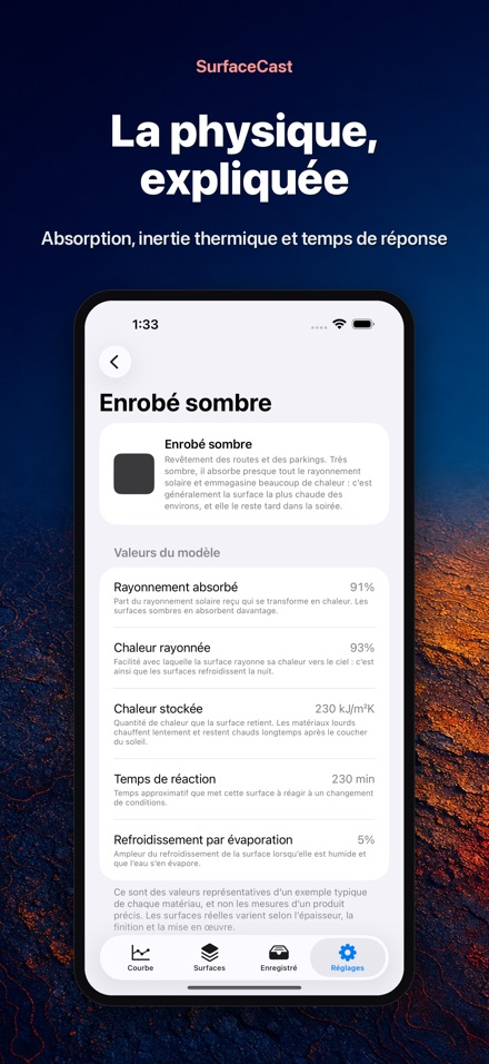SurfaceCast : Température 10