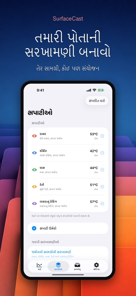 SurfaceCast: સપાટી તાપમાન 6