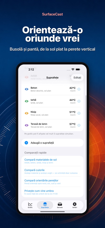 SurfaceCast: temp. suprafeței 8