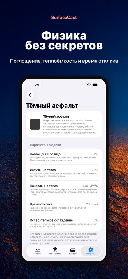 SurfaceCast: температура 10