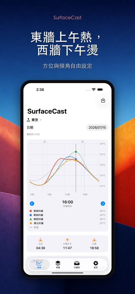 SurfaceCast 表面溫度模擬 4