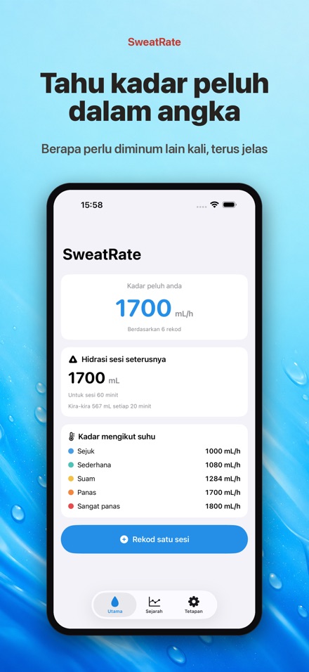 SweatRate Ukur Kadar Peluh