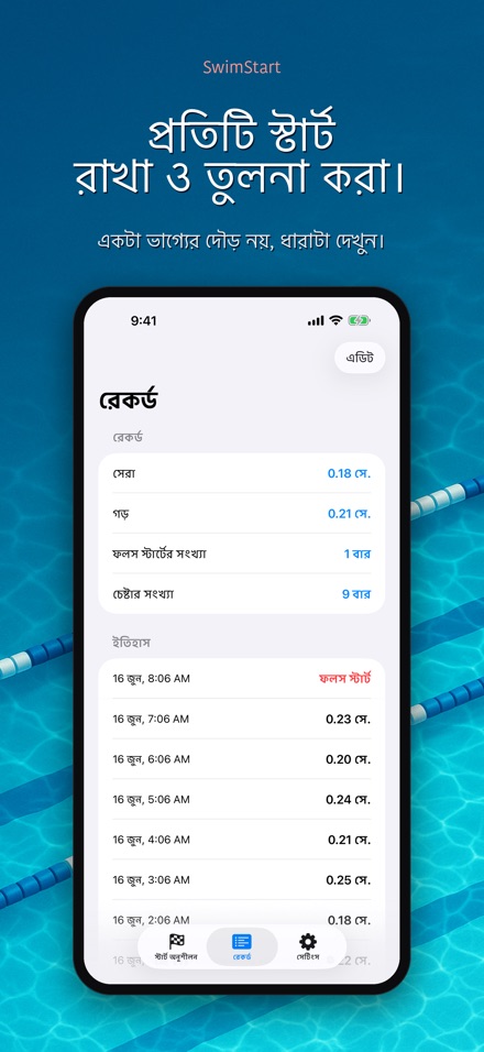 SwimStart: রিঅ্যাকশন ট্রেনার 8