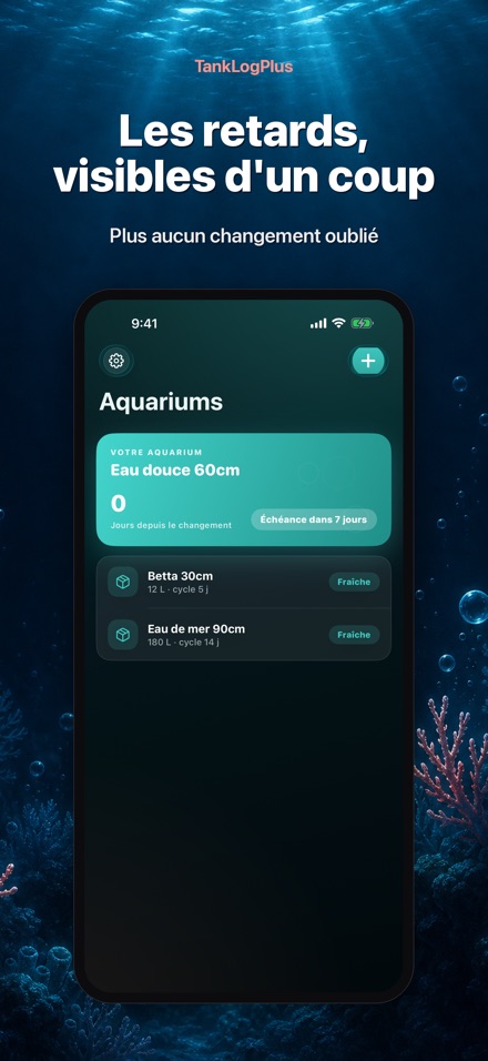 TankLogPlus: Journal aquarium 8
