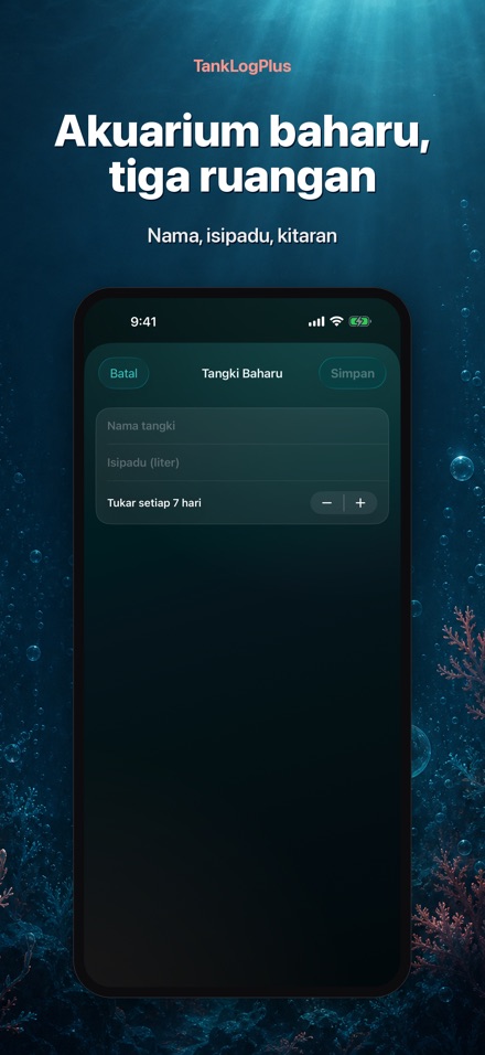 TankLogPlus: Log Akuarium 9