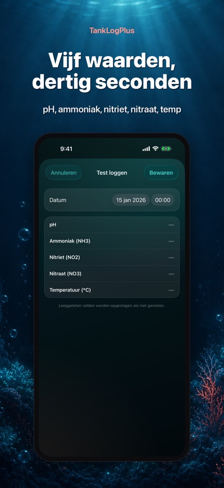 TankLogPlus: Aquarium logboek 4
