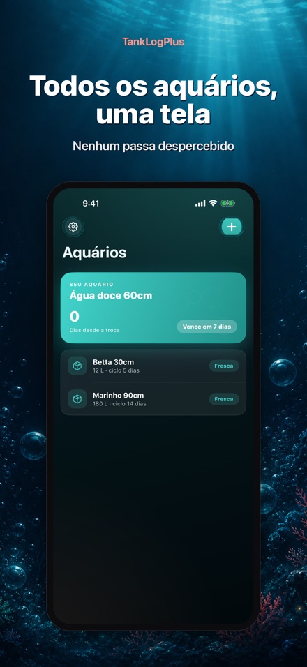 TankLogPlus: Diario aquario 2
