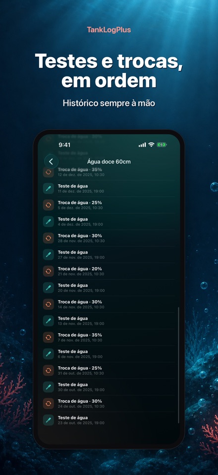 TankLogPlus: Diario aquario 6