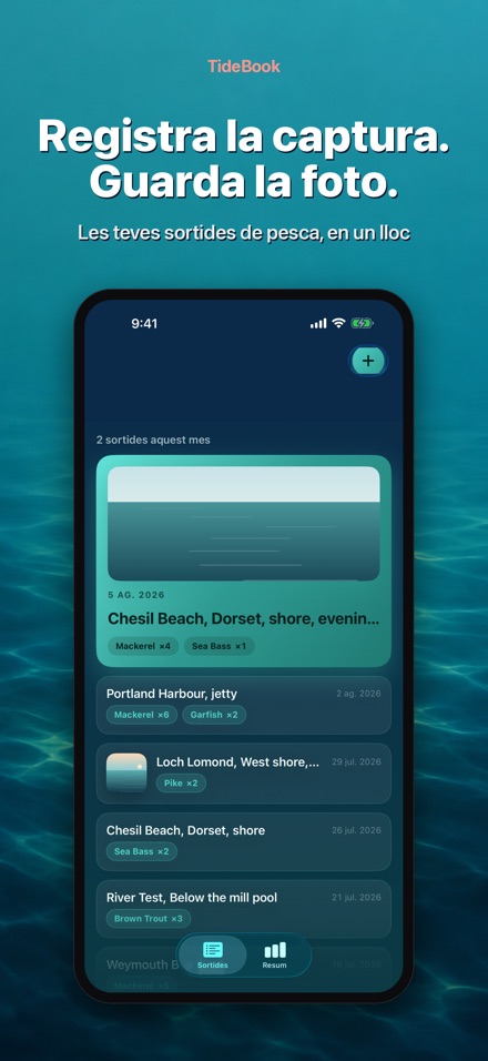 TideBook: Diari de Pesca