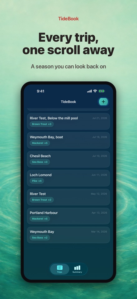 TideBook: Fishing Trip Log 6