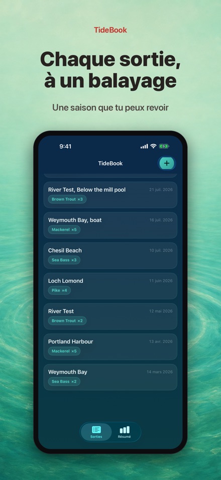 TideBook: Journal de Pêche 6