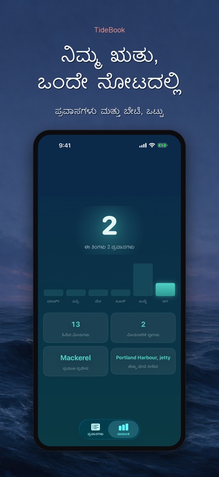 TideBook: ಮೀನುಗಾರಿಕೆ ಲಾಗ್ 4