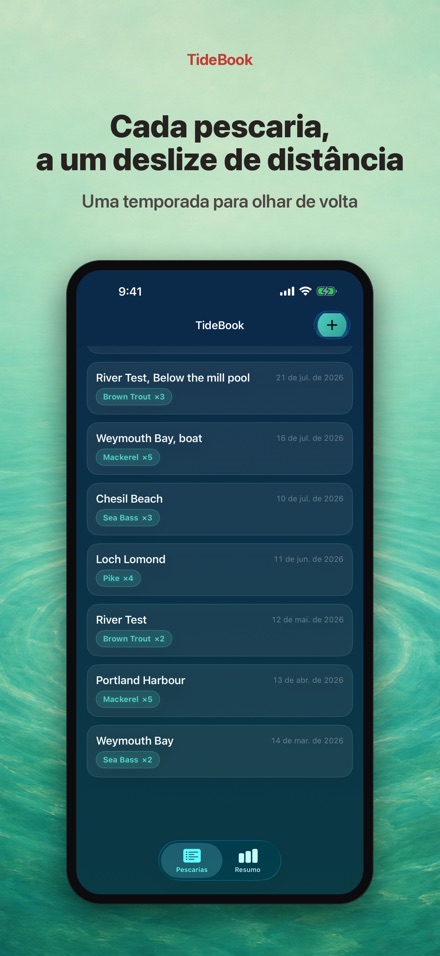 TideBook: Diário de Pesca 6