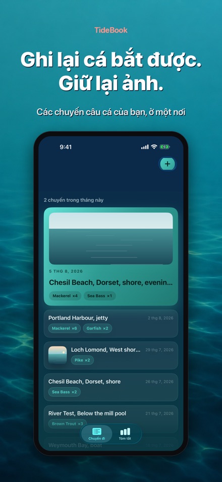 TideBook: Nhật Ký Câu Cá