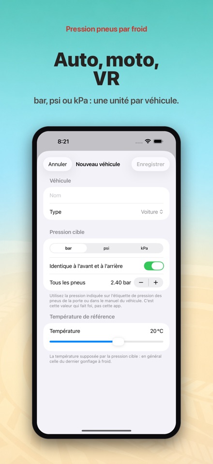 Pression pneus par froid 6