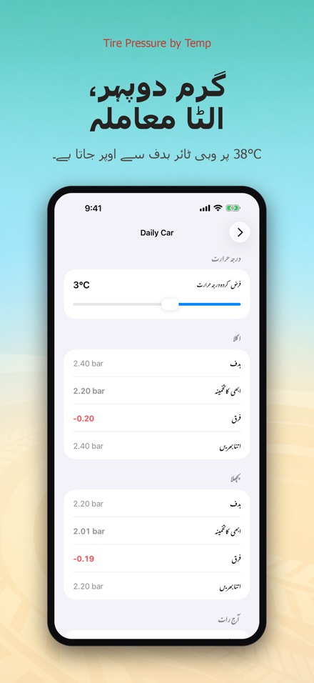 درجہ حرارت سے ٹائر پریشر 4