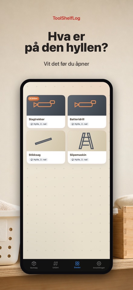 ToolShelfLog: Tool Inventory 8