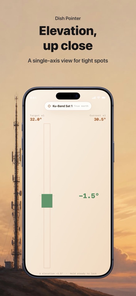 Satellite Finder: Dish Aim 3