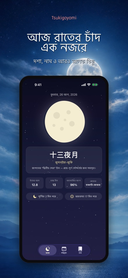 Tsukigoyomi: চাঁদের পঞ্জিকা