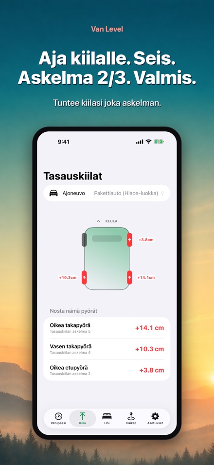 Van Level: Nuku vaakatasossa 4