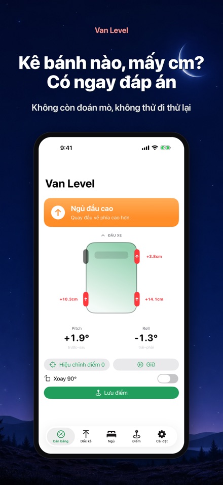 Van Level: Ngủ phẳng trên xe 2