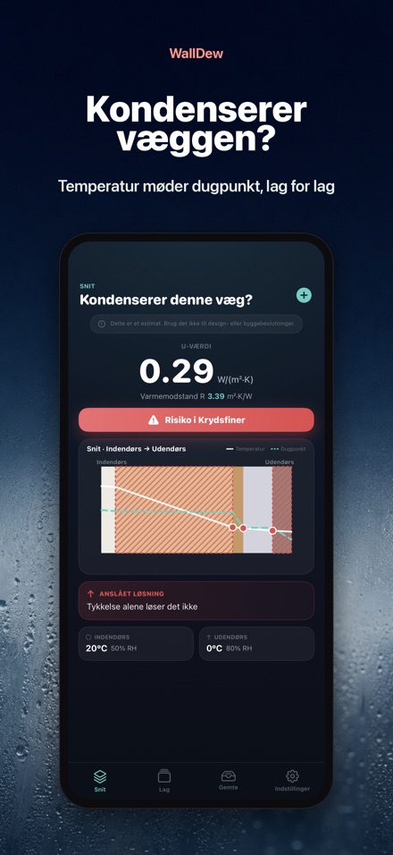 WallDew: kondens i væg