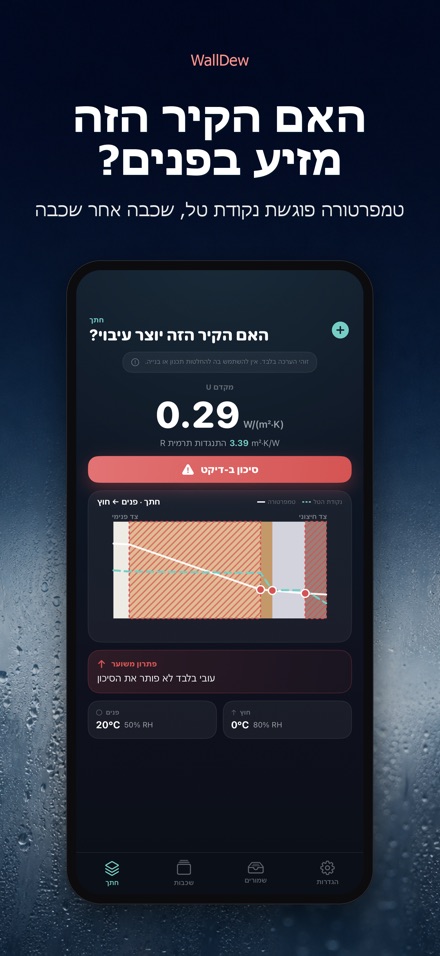 WallDew: נקודת טל בקיר