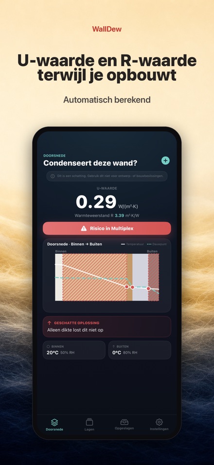 WallDew: condensatie in wand 3