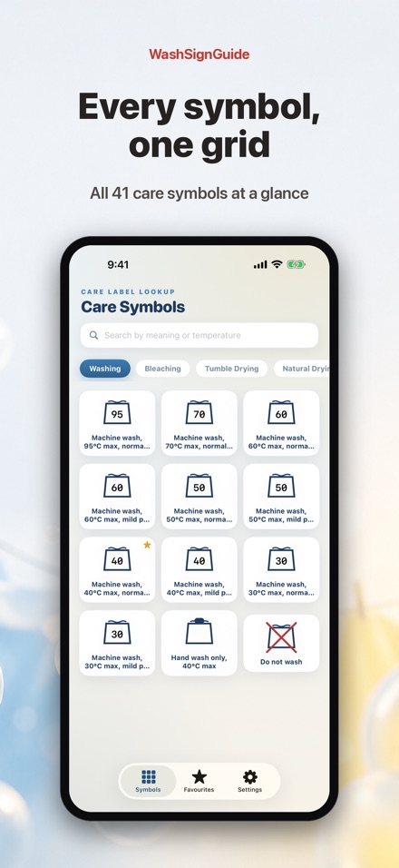 WashSignGuide: Care Symbols