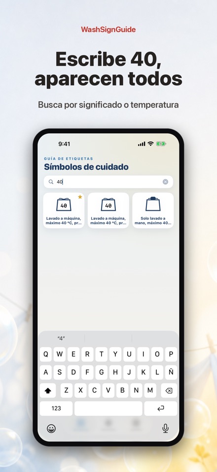 WashSignGuide: Símbolos textil 3