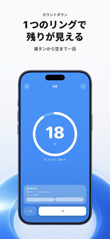 カウントダウン: 残数管理タリー 2