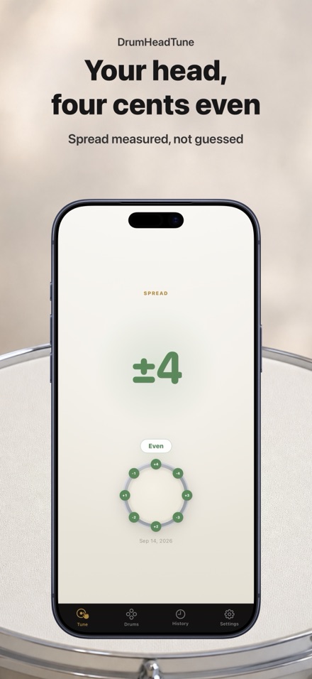 Samba Drum Tuner: Tune by Lug 5