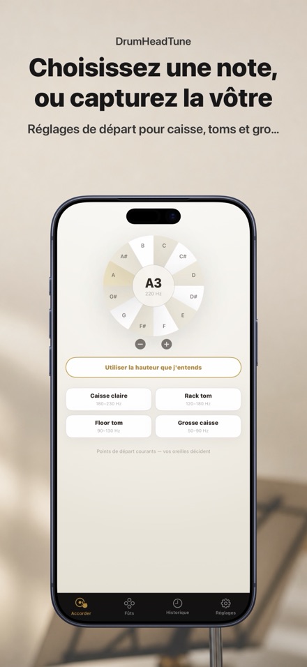 Accordeur Batterie & Fût 4