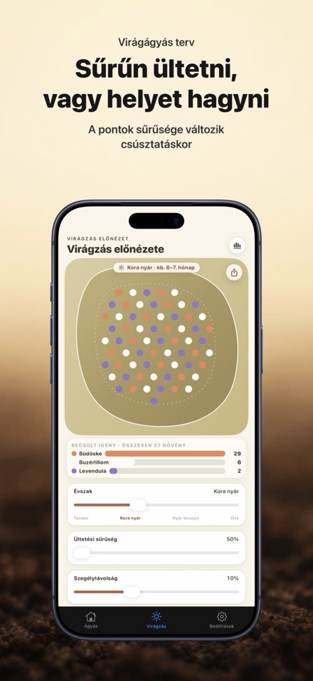 FlowerBedPlan: palánták száma 7