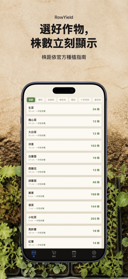 RowYield：畦田施肥計算 3