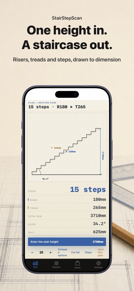 Stair Calculator: Deck Stairs 1