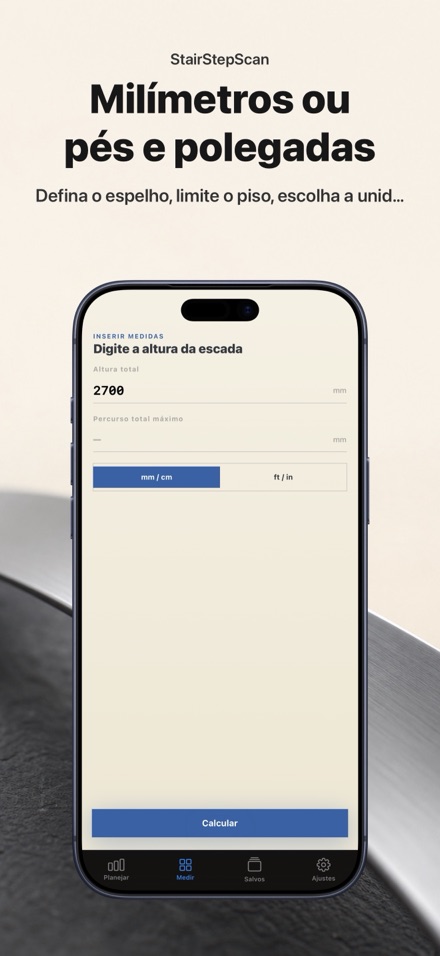 Calculadora de Escada e Corte 6