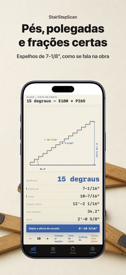 Calculadora de Escada e Corte 7