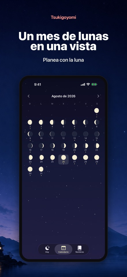 Tsukigoyomi Calendario lunar 2
